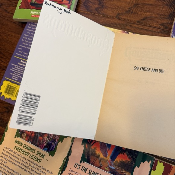 Vintage Goosebumps Book Lot 11 R.L. Stine Original 1990s Scholastic Horror Kids - Picture 4 of 5